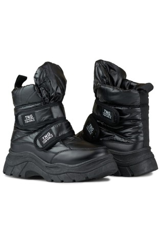 Šilti madingi žieminiai batai užsegami lipdukais-22-PY16062B
