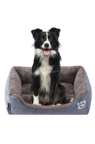 Vidutinis minkštas šuns guolis, lova L 65x50x16 cm LEG-LEG