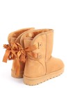 Rudi šilti žieminiai sniego batai su kaspinėliais STELLA CAMEL-KB 36275