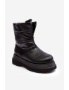 Natūralios odos juodi žieminiai batai GOE-MM2N4078 BLACK