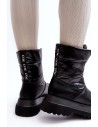 Natūralios odos juodi žieminiai batai GOE-MM2N4078 BLACK