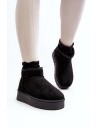 Šilti žieminiai batai ant platformos-20216-4A BLACK