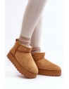 UGG stiliaus šilti rudi batai-20216-4B CAMEL
