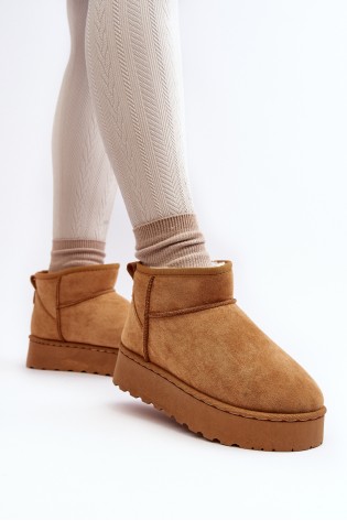 UGG stiliaus šilti rudi batai-20216-4B CAMEL