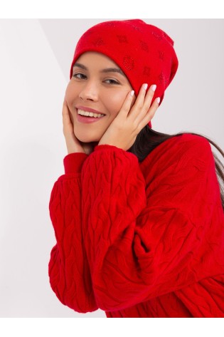 Raudona kepurė rudeniui / žiemai-AT-CZ-2325.96