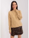 Klasikinis moteriškas megztinis-AT-SW-2340.22