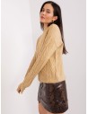 Klasikinis moteriškas megztinis-AT-SW-2340.22