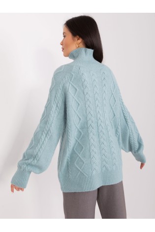 Moteriškas megztinis aukšta apykakle-AT-SW-2355-2.30X