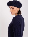 Tamsiai mėlyna beretė su kašmyru-AT-CZ-2318.27