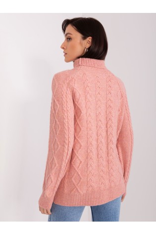 Moteriškas megztinis su pynėmis-AT-SW-2355-2.19P