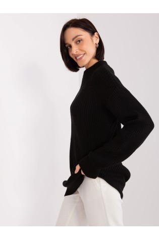 Juodas moteriškas megztinis-BA-SW-0315.25P