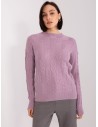 Moteriškas alyvinis megztinis-AT-SW-2340.43