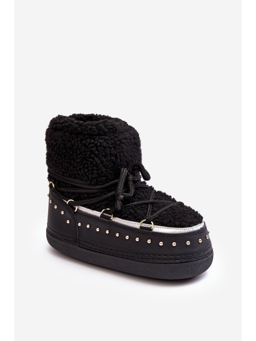Komfortiški šilti sniego batai-NB617 BLACK