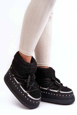Komfortiški šilti sniego batai-NB617 BLACK
