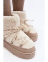 Šilti žieminiai batai-20223-4B BEIGE