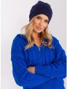 Tamsiai mėlyna moteriška kepurė-AT-CZ-2325.86