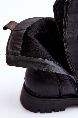 Stilingi juodi suvarstomi auliniai batai-TV_H21-69 BLACK