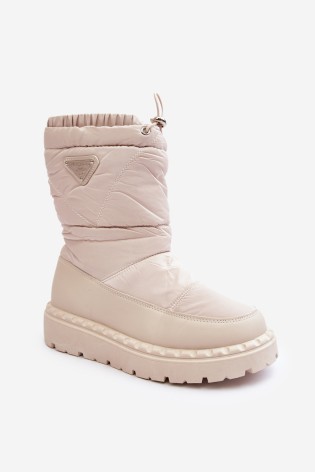 Patogūs kreminiai žieminiai batai-NB601 BEIGE