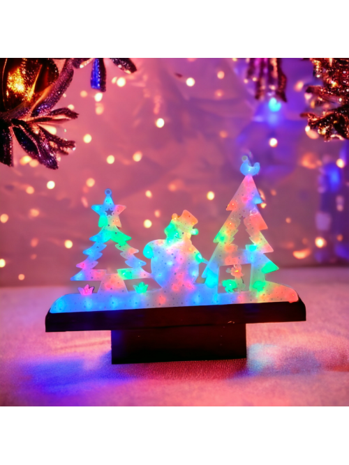Šviečianti spalvota kalėdinė LED dekoracija LAMP15MULTI-LAMP15MULTI