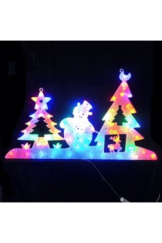 Šviečianti spalvota kalėdinė LED dekoracija LAMP15MULTI-LAMP15MULTI