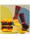 Linksmos kojinės Hamburger 3in1 -SKAR05