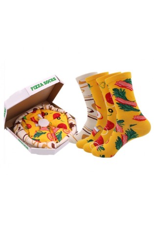 Linksmos kojinės Pizza 4in1 -SKAR07