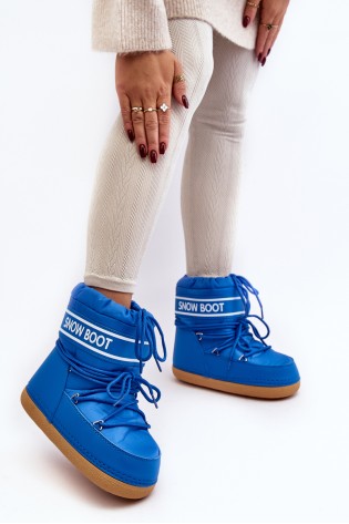 Šilti žieminiai MOON stiliaus batai-NB619 ROYAL BLUE