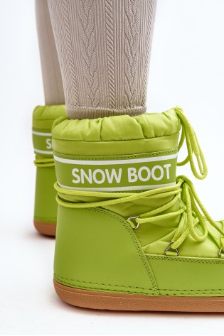 Šilti žieminiai MOON stiliaus batai-NB619 FLU YELLOW