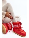 Šilti žieminiai MOON stiliaus batai-NB619 RED