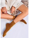 Šiltos žieminės moteriškos kojinės FOWELL CAMEL-KB SK-TNV6913