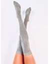 Šviesiai pilkos moteriškos ilgos kojinės AGNUS GREY-KB SK-WJCC94341