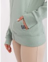 Mėtinės spalvos džemperis su užtrauktuku-D10606BA02711A3