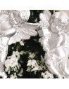 Pakabinami sidabriniai angeliukai Kalėdų eglutei 6 vnt. 6 cm WOZ21-TV_WOZ21
