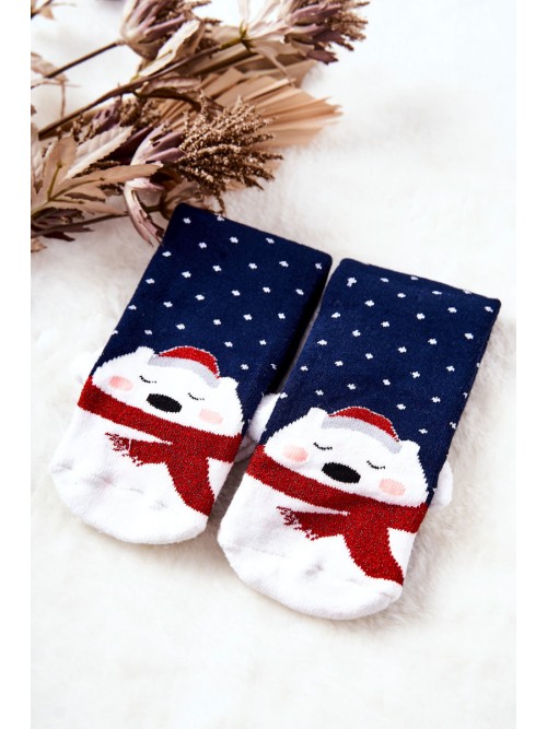 Kalėdinės kojinės Teddy Bears Navy-SNPVX6727 WZÓR 2