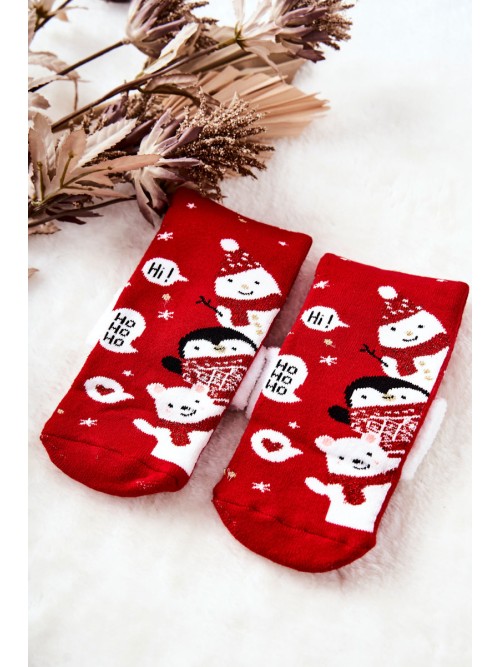 Kalėdinės kojinės Ho Ho Ho! Red-SNPVX6727 WZÓR 4