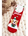 Linksmos kalėdinės kojinės su šuniuku-SK.29074/SNP507