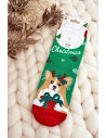 Linksmos kalėdinės kojinės su šuniuku-SK.29077/SNP507