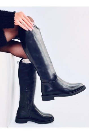 Klasikiniai moteriški ilgaauliai batai ADAMS BLACK-KB 7779