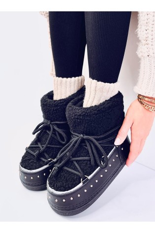 Žieminiai batai su avikailiu PREND BLACK-KB NB617
