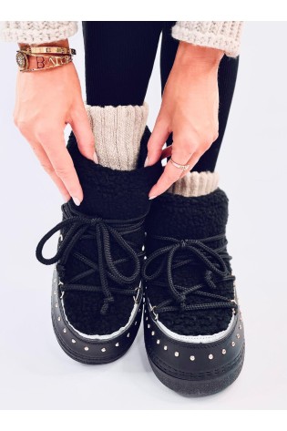Žieminiai batai su avikailiu PREND BLACK-KB NB617