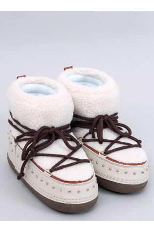 Žieminiai batai su avikailiu PREND BEIGE-KB 36915