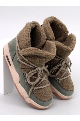 Šilti žieminiai batai storu padu REMAL GREEN-KB 36918