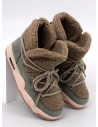 Šilti žieminiai batai storu padu REMAL GREEN-KB 21-Q103