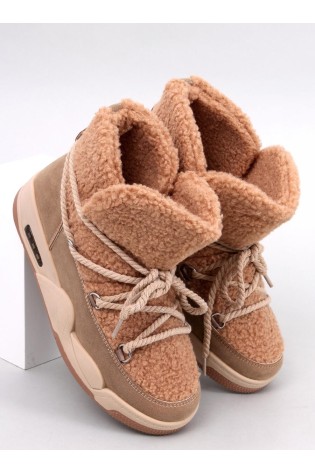 Šilti žieminiai batai storu padu REMAL KHAKI-KB 21-Q103