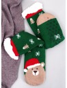 Žalios kalėdinės kojinės MERRY MULTI-2-KB SK-HD017