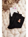 Moteriškos kojinės su mielu išsiuvinėtu meškiuku-SK.29123/NZX690