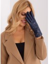 Elegantiškos tamsiai mėlynos pirštinės moterims-AT-RK-239801.11