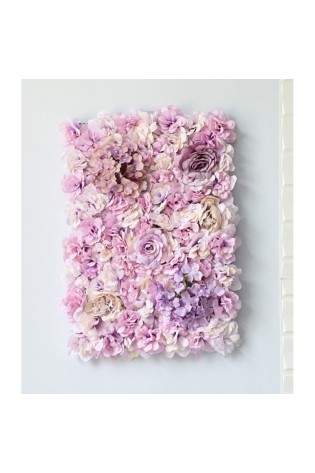 Dirbtinių gėlių sienelės plokštė 60 cm x 40 cm WK05-WK05