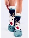 Kalėdinės kojinės su šiaurės elniu REINDEER NAVY BLUE-KB SK-WYYK94397