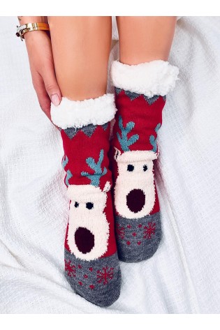 Kalėdinės kojinės su šiaurės elniu REINDEER RED-KB 37016